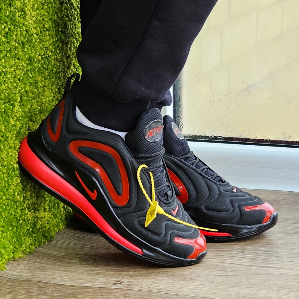 Кроссовки Nike 720 Чёрные и Красные Мужские Найк с Амортизацией (размеры: 42) Днепр - изображение 5