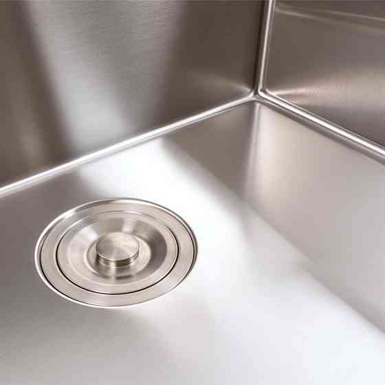 PLATINUM Кухонна мийка нержавійка 60*50 Platinum Handmade (сифон круглий, 3,0/0,8) Коломия