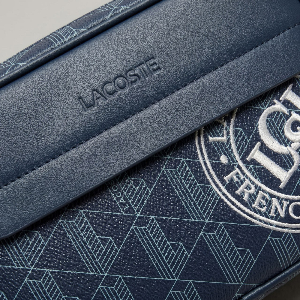 Чоловіча брендова сумка, барсетка на плече Lacoste (1097) blue Київ - фото 5