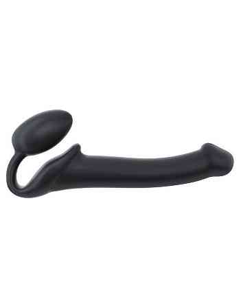 Безремневой страпон Strap-On-Me Black M, полностью регулируемый, диаметр 3,3см Sex Aura Киев