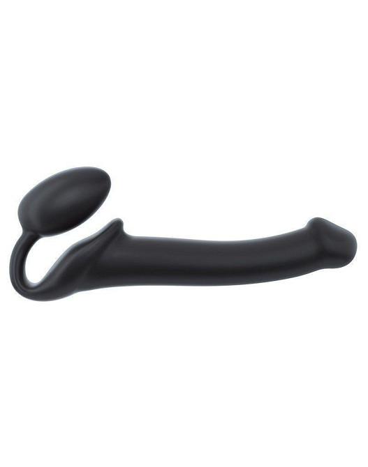 Безремневой страпон Strap-On-Me Black M, полностью регулируемый, диаметр 3,3см Sex Aura Киев - изображение 2