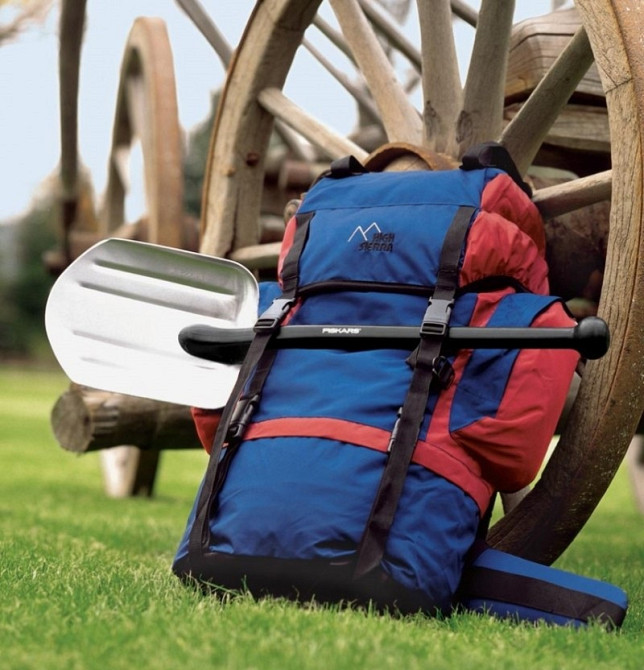 Універсальна Лопата для Автомобіля та Кемпінга (131520/1001574) Сталь зі сплаву алюмінію Нововолинськ - фото 6