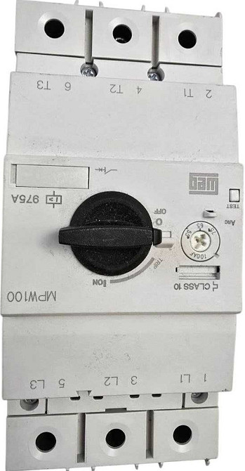 Автомат защиты электродвигателей WEG MPW100-3-U090 Харьков - изображение 3