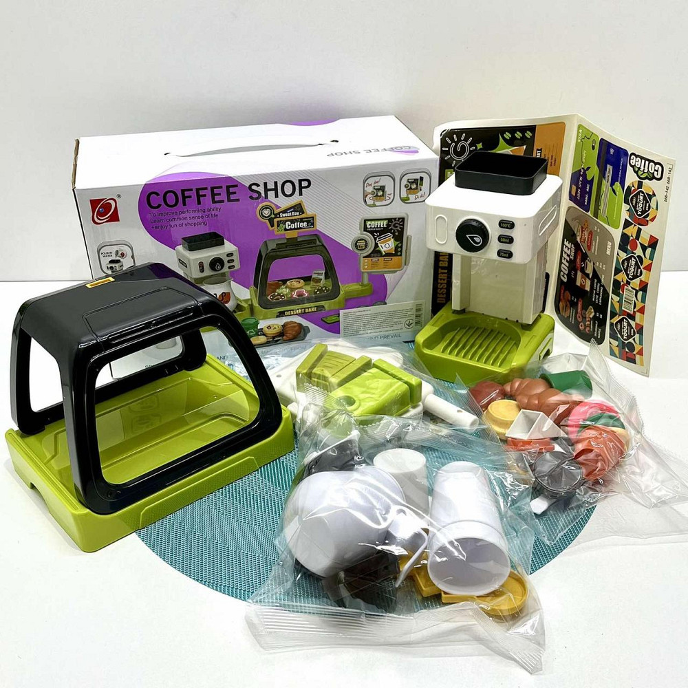 Ігровий набір магазин Кав'ярня звукові ефекти 41 деталь продукти термінал (668-142-143) Чернігів - фото 1