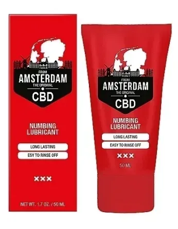 Вагінальний гель на водній основі з пролонгуючим ефектом Original CBD from Amsterdam - Numbing Lubricantl, 50 ml Sex Aura Київ