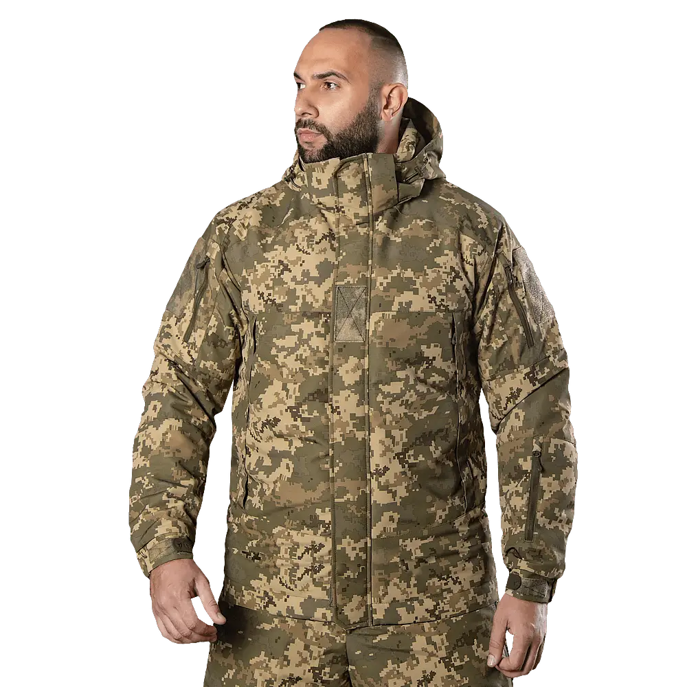 Тактическая мужская зимняя куртка Defender 7 level (Пиксель) 3XL Винница - изображение 1