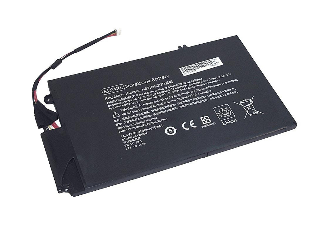 Аккумулятор для ноутбука HP EL04XL ENVY 4 14.8V Black 3500mAh OEM Винница - изображение 1