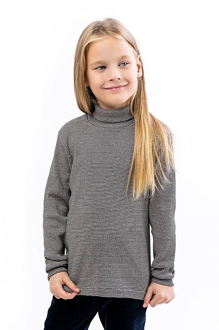 Водолазка детская с начесом,бежевая топ Крохатушка одяг Киев - изображение 3