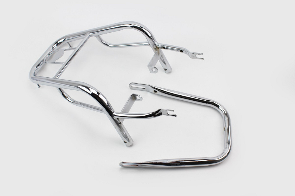 Багажник задній + підніжки "ХРОМ" + відкидна вантажна бічна платформа (лів, прав.), к-кт, тип 2 Київ - фото 1