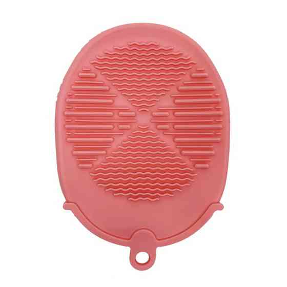 Силіконова мочалка-рукавичка для купання MGZ-0929(Pink) Вінниця