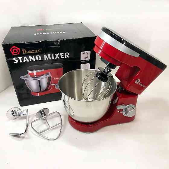 Кулинарный миксер Domotec MS-1368 1500 Вт, Стационарный планетарный тестомес с чашей SI-73 Ивано-Франковск