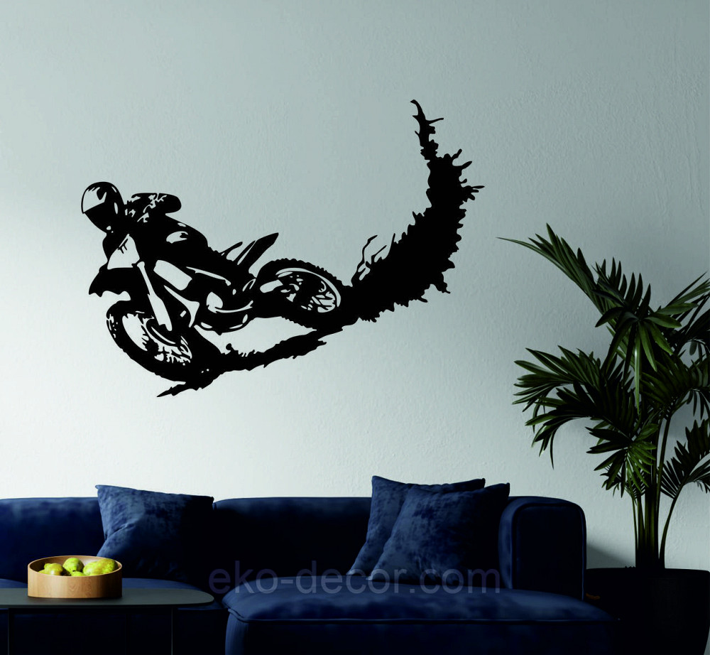 Декоративне настінне Панно «Мотокрос», Декор на стіну Київ - фото 3