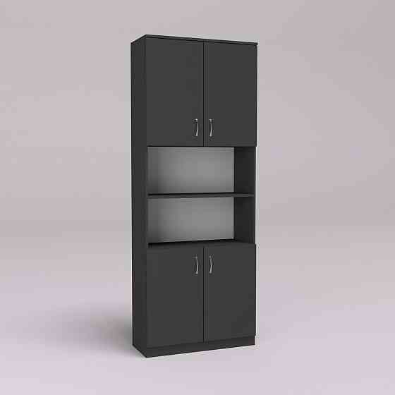 Шкаф офисный ОШ-3, Антрацит, 800/340/2100 Львов