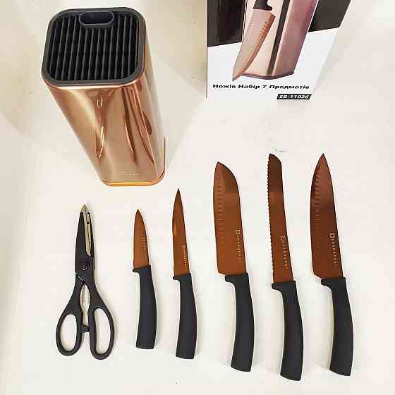 Набор кухонных ножей для поваров, Кухонный нож из нержавеющей стали металлический TN-38 Львов