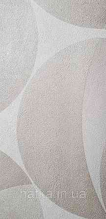 Шпалери вінілові на флізеліні гарячого тиснення Sintra Atmosphere метрові геометрія кола золотисті беж 512401 Київ