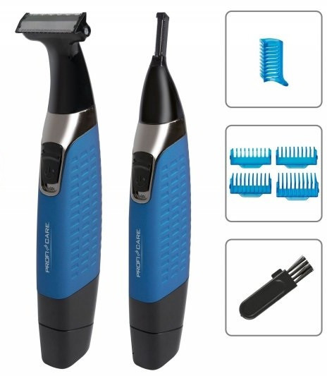 Триммер 2в1 для стрижки волос на теле и лице с 2 насадками ProfiCare PC-BHT (3074) Нововолынск - изображение 1