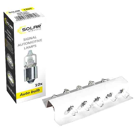 Галогенова лампа Solar H6W 12V BA9s Київ