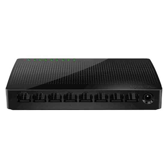 Комутатор (світч) Tenda SG108 (Чорний, 8 LAN портів 10/100/1000 Мбіт/с) Миколаїв