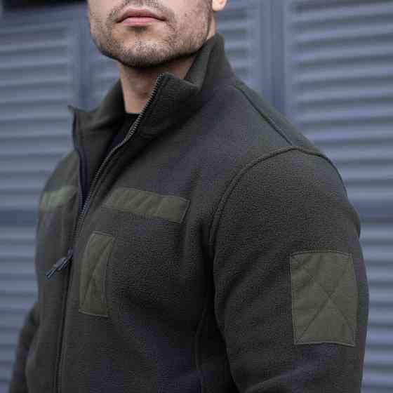 Толстовка флісова Pobedov Voin з липучками Хакі S BLto2 541Skh Київ