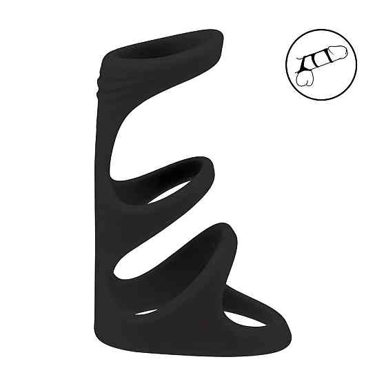 Потрійне ерекційне кільце LEVELZ Triple Ring, силіконове Sex Aura Київ