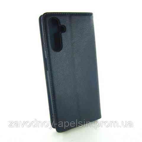 Чехол книжка Samsung M14 M145 M146 Кожаный (синий) Одесса