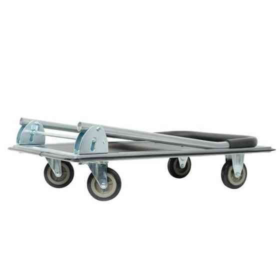 Візок ручний чотирьохколісний, 150 кг, 740×480×830 мм, колеса: 100 мм, сталевий INTERTOOL LT-9053 Киев