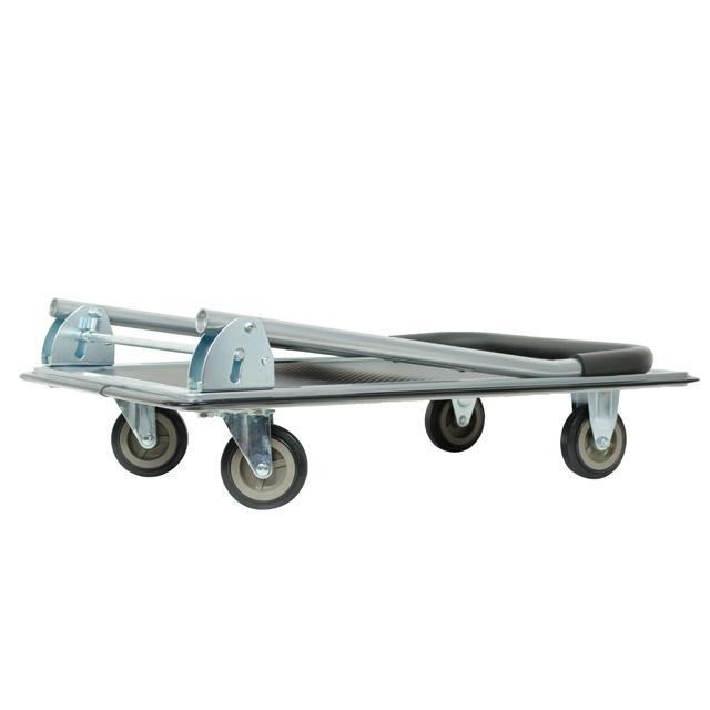 Візок ручний чотирьохколісний, 150 кг, 740×480×830 мм, колеса: 100 мм, сталевий INTERTOOL LT-9053 Киев - изображение 4