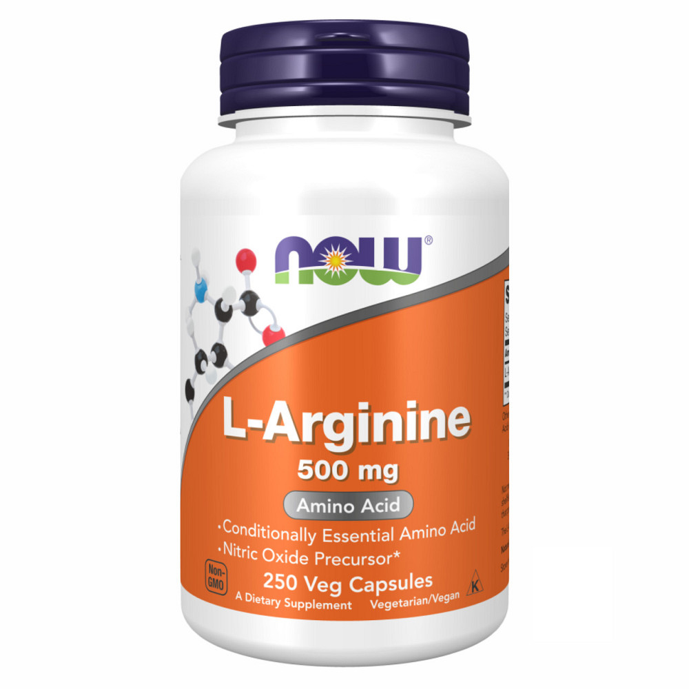 Л-Аргінін Now Foods Arginine 500mg 250 vcaps Київ - фото 1