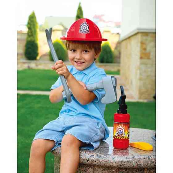 Дитяча іграшка "Набір пожежника" 8591TXK каска, вогнегасник, інструменти Вінниця