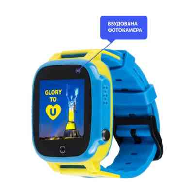 Смарт-годинник Amigo GO008 GLORY GPS WIFI Blue-Yellow (976267) Вінниця