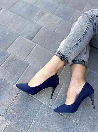 Comer Туфлі жіночі COMER AH-8 темно-сині (весна-осінь, еко-замша) (1963) 37 Коломия