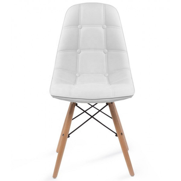 Стілець Тауер Софт біла екошкіра Днепр - изображение 4