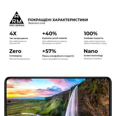 Скло захисне Armorstandart Pro Motorola G84 5G Black (ARM70890) Вінниця