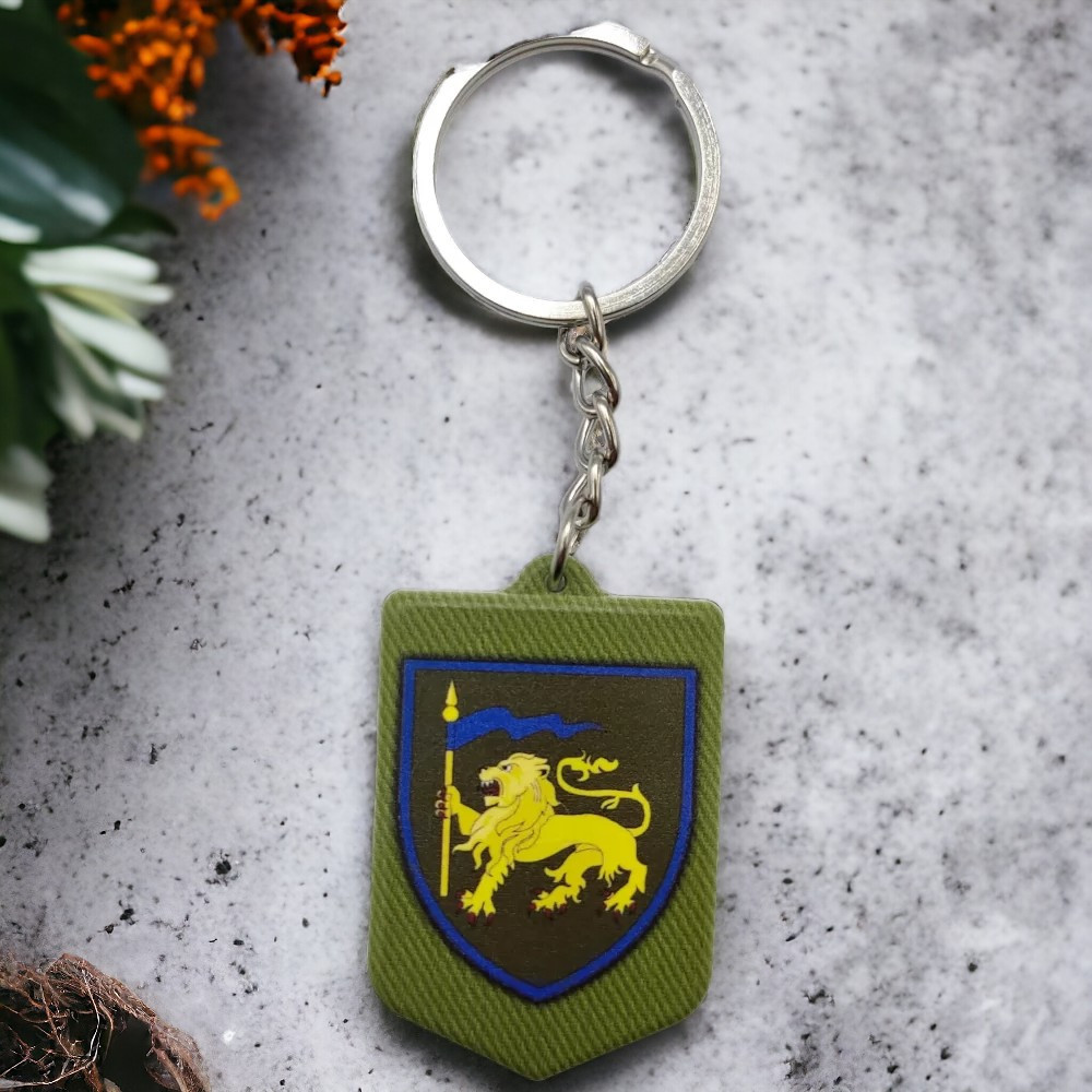 Брелок гумовий 60 окрема механізована бригада Запоріжжя - фото 1