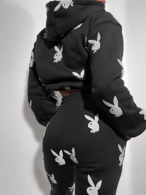 Преміальний костюм унісекс зі світловібиваючим дизайном "Playboy" Чернівці - фото 3