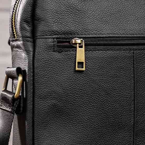 Сумка стильна чоловіча Чорна (Vintage) Київ