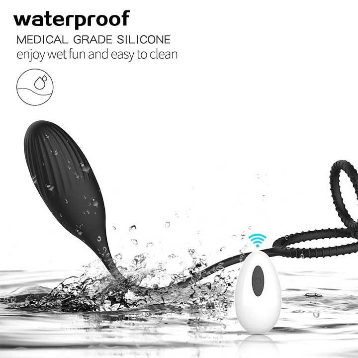 Вібратор Kinky 3 в 1: ерекційне кільце з масажером простати, вібратор для пар, віброяйце Вінниця - фото 17