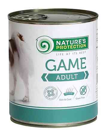 Nature's Protection Adult Game Вологий корм для собак з дичиною, 400 г Київ