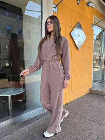 Женский теплый комбинезон из турецкого флиса Мокко, 46/48 Одесса