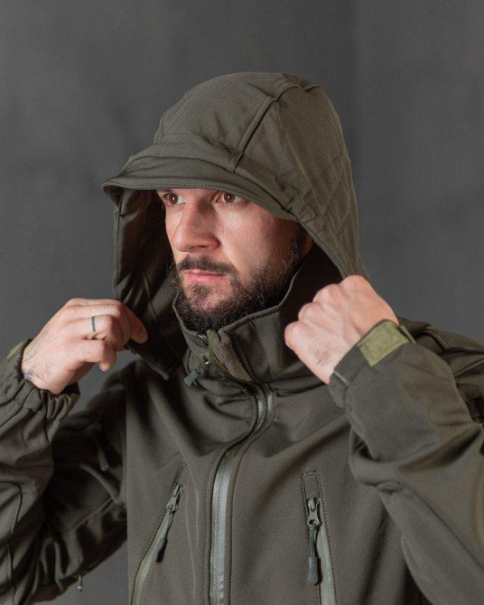 Тактична куртка софтшел Kord second generation oliva ВТ4675 Одеса - фото 7