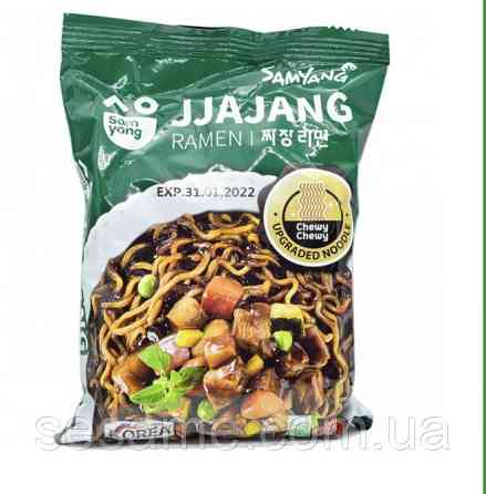 Лапша быстрого приготовления Jjajangmen Paldo 80 г Харьков