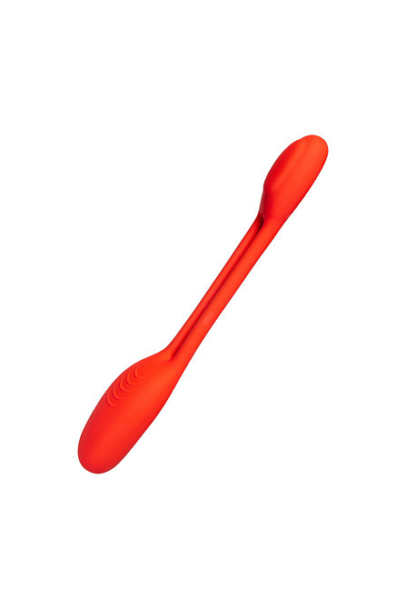 Гнучкий вібратор для пар Every Night Toys Flexible з двома моторчиками, червоний Sex Aura Київ - фото 2