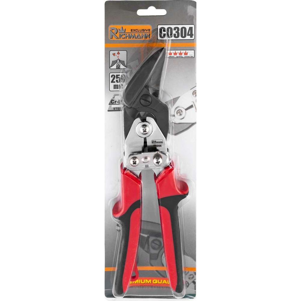 Ножиці Richmann C0304 ручні для різання листового металу ліві довжиною 250 мм. Коломыя - изображение 1
