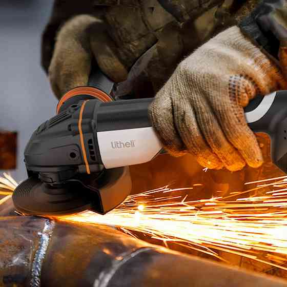 Аккумуляторная угловая шлифмашина бесщеточная Litheli, питание от павербанка (УМБ Litheli Power Bank 20000mAh, 45W, 2А в Киев