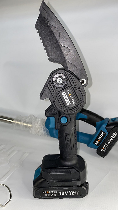 Универсальный триммер + мини цепная пила 4 дюйма Krafftec 0000 8660 для травы, кустов и веток Одесса - изображение 6