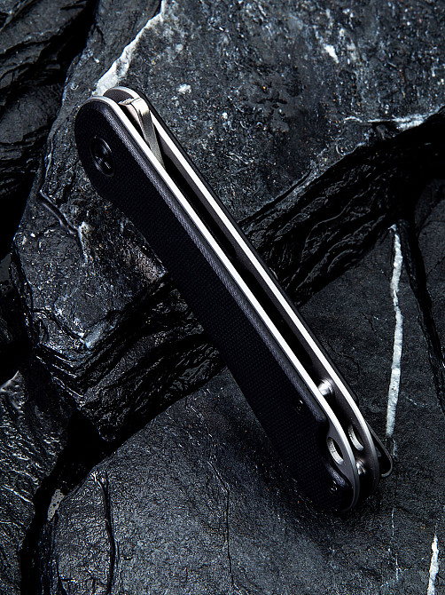 Ніж складаний кишеньковий Civivi Elementum, (7.5 см) D2 / G10 чорний Київ - фото 7