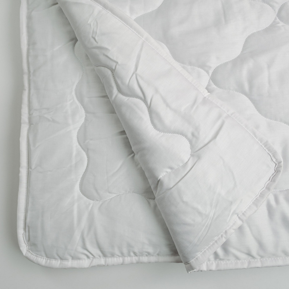 Одеяло конопляное летнее Сатин Белый YouStar евро 200х210 см (Белый) Сумы - изображение 2