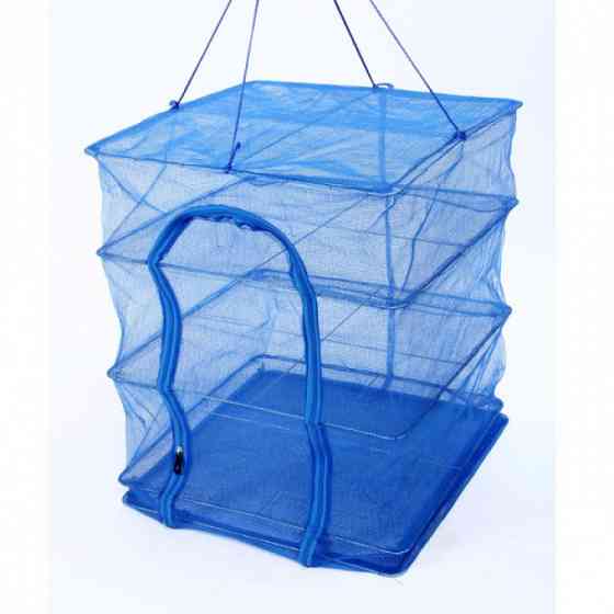 Сетка для сушки рыбы, грибов, овощей, фруктов на 3 яруса 50х50х68 см Винница