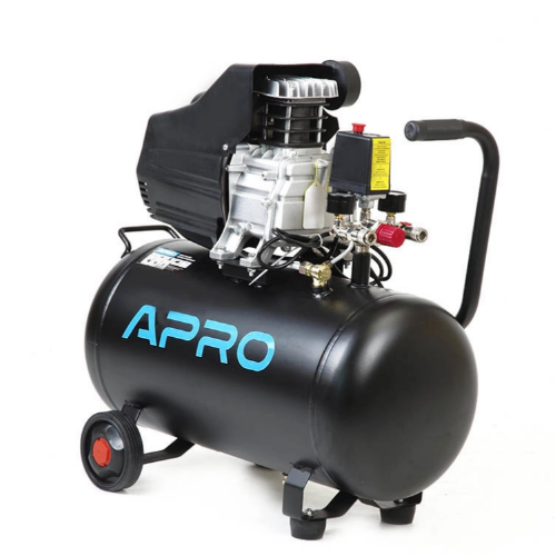 Компресор одноциліндровий 1,5кВт 205л/хв 8 бар 50л 2 крана APRO Житомир - фото 3