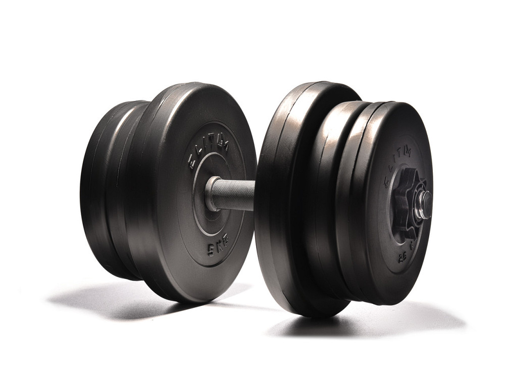 Гантели Elitum 2х21 кг разборные, для тренировок дома и в спортзале Киев - изображение 3